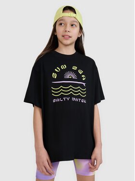 4F 4F T-Shirt 4FJWSS25TTSHF1870-20S Czarny Oversize