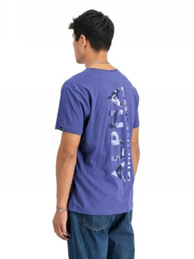 Alpha Industries Alpha Industries T-Shirt AI.128507CP-735 Tmavomodrá Regular Fit