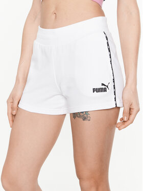 Puma Puma Pantaloni scurți sport Power 675178 Alb Regular Fit
