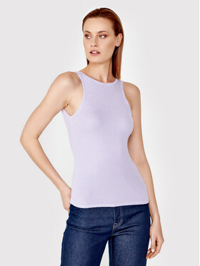 Simple Simple Felső TPD038 Lila Slim Fit