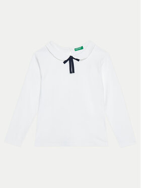 United Colors Of Benetton United Colors Of Benetton Bluză 3P4ZC10LH Alb Regular Fit
