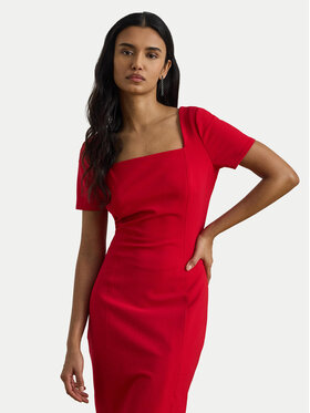 LAUREN RALPH LAUREN LAUREN RALPH LAUREN Sukienka koktajlowa 253P08759002 Czerwony Slim Fit