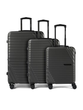 cocoono cocoono Komplet walizek 322988 Czarny