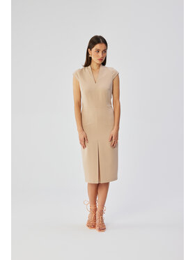 Stylove Stylove Večerní šaty S359 Béžová Comfortable Fit