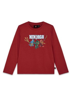 LEGO LEGO T-Shirt 12011307/370 Bordowy Regular Fit