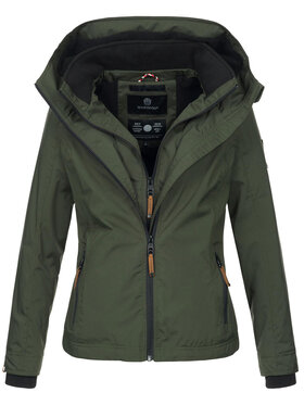 Marikoo Marikoo Kurtka przejściowa Erdbeere Zielony Regular Fit