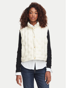 Tommy Hilfiger Tommy Hilfiger Športová vesta WW0WW49860 Krémová Regular Fit
