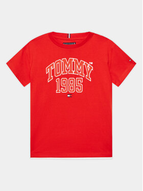 Tommy Hilfiger Tommy Hilfiger T-shirt Varsity KB0KB08206 D Rosso Regular Fit