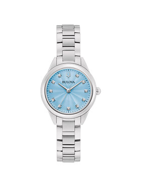 Bulova bulova Zegarek 96P250 Srebrny