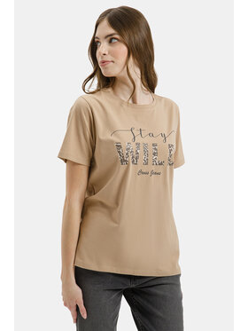 Cross Jeans Cross Jeans T-Shirt 56261-534 Beżowy
