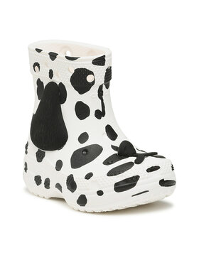 Crocs Crocs Kalosze Crocs Classic I Am Dalmatian Boot T 209079 Biały
