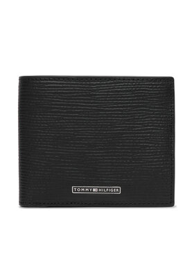 Tommy Hilfiger Tommy Hilfiger Pénztárca Th Business Saffiano Cc And Coin AM0AM14784 Fekete