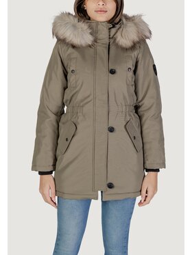 ONLY ONLY Παλτό ONLIRIS FUR WINTER PARKA CC 2023 OTW Πράσινο Parka Fit