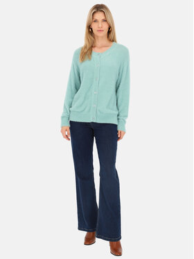 Red Button Red Button Kardigan Fluffy Turkusowy Regular Fit