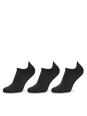 Under Armour Under Armour Комплект 3 чифта къси чорапи унисекс UA ArmourDry® Run 1386237 Черен