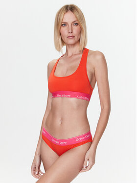 Calvin Klein Underwear Klasične Spodnje Hlačke 000QF7284E Rdeča