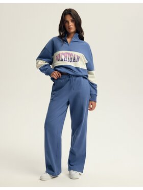 Esotiq Esotiq Spodnie dresowe 43804 Granatowy Regular Fit