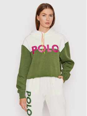 Polo Ralph Lauren Polo Ralph Lauren Μπλούζα 211856677001 Πράσινο Relaxed Fit
