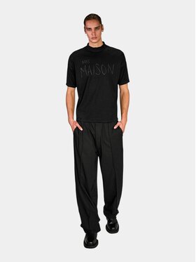 MADE BY SOCIETY MADE BY SOCIETY T-Shirt RAW FIT - T17577 Czarny Basic Fit