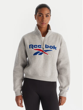 Reebok Reebok Džemperis ar kapuci Jazz RK25170CCW Pelēks Regular Fit