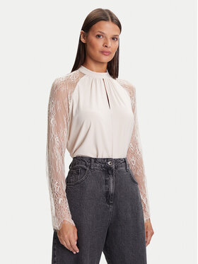 Vero Moda Vero Moda Majica Milla 10334620 Bež Loose Fit