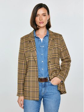 BIG STAR BIG STAR Marynarka GALANI_601_130 Kolorowy Slim Fit