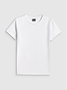 4F 4F T-Shirt ESSENTIAL 4 Biały Slim Fit