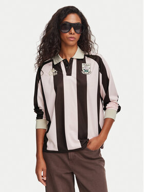 Kappa Kappa Polo marškinėliai 311U77W Rožinė Oversize
