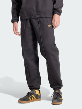 adidas adidas Spodnie materiałowe 157933 Czarny Loose Fit