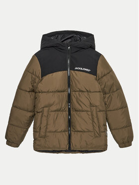 Jack&Jones Junior Jack&Jones Junior Geacă de iarnă Canteen BlockIing 12258878 Maro Regular Fit