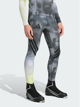 adidas adidas Spodnie narciarskie 171296 Żółty Fitted Fit