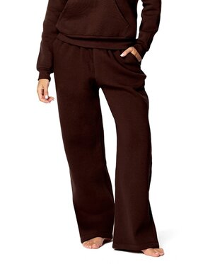 DKaren Sport DKaren Sport Spodnie dresowe DK-K-B9 Brązowy Classic Fit