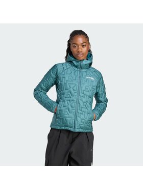 adidas adidas Kurtka hardshell 137073 Zielony Regular Fit