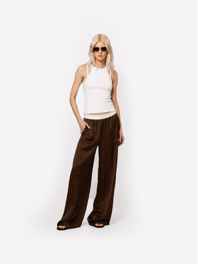 La Mania La Mania Top KERSEY Biały Basic Fit