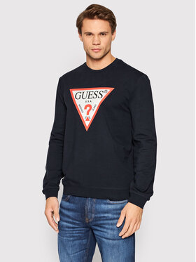 Guess Guess Sweatshirt M2YQ37 K6ZS1 Bleu marine Slim Fit