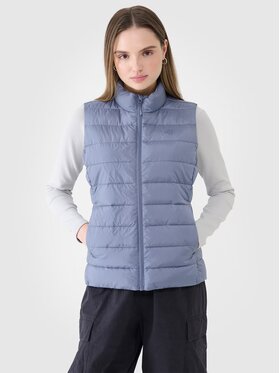 4F 4F Športová vesta 4FWSS25TVJAF284-32S Modrá Slim Fit