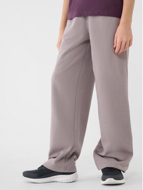 4F 4F Spodnie dresowe 4FJRSS25TTROF1355-83S Brązowy Relaxed Fit
