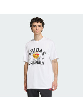 adidas adidas T-Shirt 159466 Biały Loose Fit