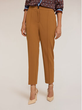 Motivi Motivi Pantaloni di tessuto P118W000821N012 Marrone Regular Fit