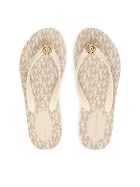 MICHAEL Michael Kors MICHAEL Michael Kors Japonki Posie Flip Flop 40S6PSFA2Q Écru