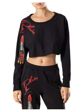 PHILIPP PLEIN PHILIPP PLEIN Bluza 30821 Czarny Regular Fit