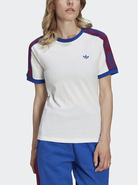 Adidas Majica Tape HL9172 Bela Regular Fit