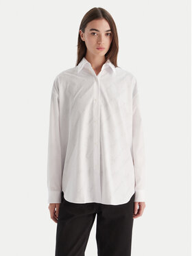 HUGO HUGO Риза Elisana_B 50548839 Бял Oversize