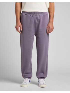 Lee Lee Spodnie dresowe SWEAT PANT Fioletowy Loose Fit