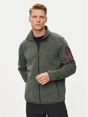 CMP CMP Mikina 3H60747N Zelená Regular Fit
