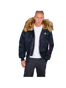 Alpha Industries Alpha Industries Bunda bomber AI.113145-07-S Tmavomodrá Regular Fit