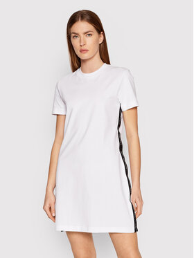 Calvin Klein Jeans Calvin Klein Jeans Kleid für den Alltag J20J218861 Weiß Regular Fit