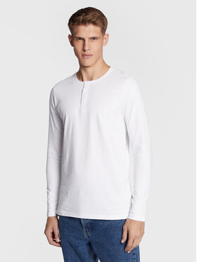 Solid Solid Longsleeve 21106135 Weiß Regular Fit