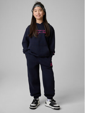 4F 4F Spodnie dresowe BOW MOTION Granatowy Loose Fit
