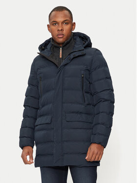 Geox Geox Zimní bunda M4628L T3128 F1624 Tmavomodrá Regular Fit